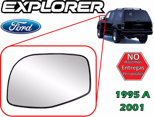 95-01 Ford Explorer Luna De Espejo Con Base Lado Izquierdo