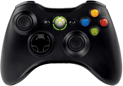 Control Xbox 360 Inalambrico Microsoft 100% Original Negro