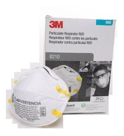 Imagen 2 de 7 de Mascarilla Respirador N95 Mascara Aprobado Niosh