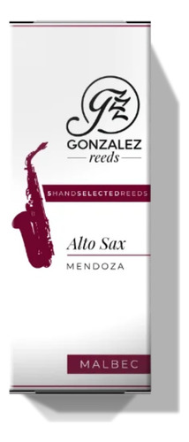 Cañas Gonzalez Para Saxo Alto Modelo Malbec Caja De 5u