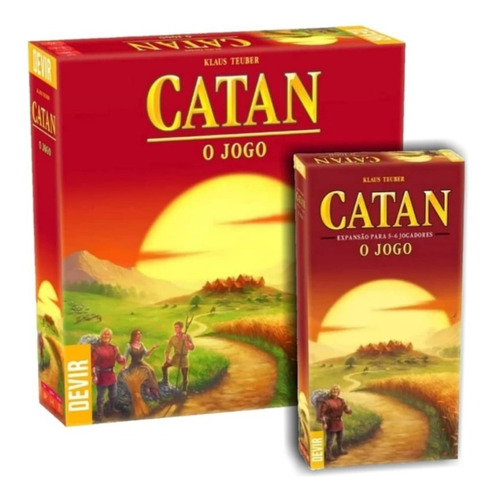 Combo Catan O Jogo + Expansão 5/6 Jogadores - Grow