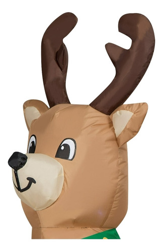 Imagen 4 de 5 de Navidad Inflable Reno 1,20 M Importado Reyes - Cs