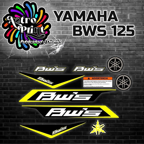 Kit De Calcomanias Yamaha Bws 2014