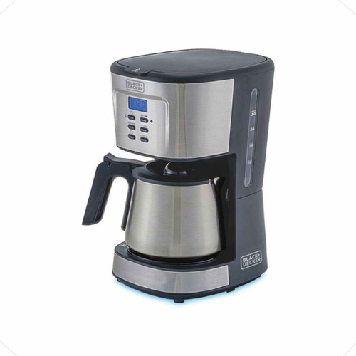 Cafeteira Programação Jarra Inox 127v 30 Cafés Black Decker