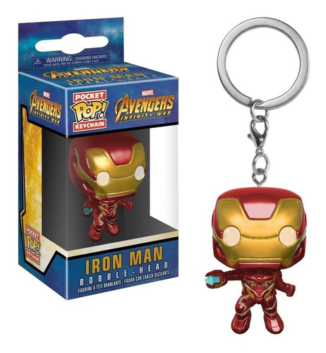 Funko Pop Keychain Iron Man Mark L Avengers Infinity War
