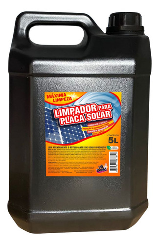 Produto Limpa Placa Solar Sem Esfregar Fácil Aplicação 5lt
