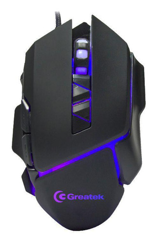 Mouse Gamer Greatek Zeus Cronos 3200 Pdi - Rgb - 7 Botões