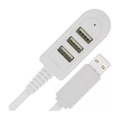 Hub Usb 2.4 Ma 3 Puertos Tipo Mini Zapatilla 1,20 M 