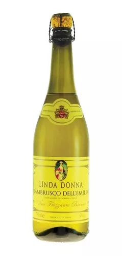 Imagem 1 de 2 de Vinho Frizante Linda Donna Lambrusco Branco Suave 750ml 