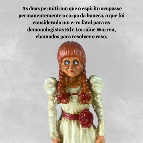 Anabelle Filme Terror Boneco Coleção Personagem Resina 8081