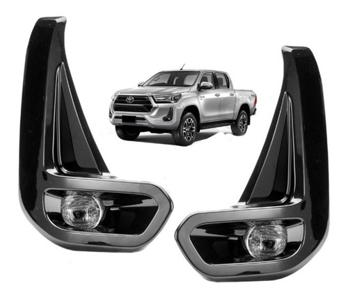 Kit Neblineros Toyota Hilux 2021 2022 Mas Luces Led