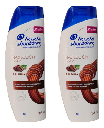 Pack X2 Shampoo Head & Shoulders Proteccion Caida 375 Ml