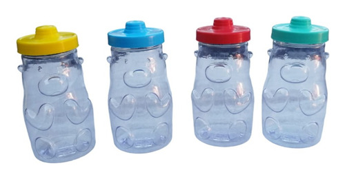 Cilindro Infantil Figura Oso 500ml Dulcero Trasparente 20pzs