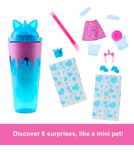 Mattel Muñeca Barbie Pop Reveal Shakes Unicornio Con Aroma