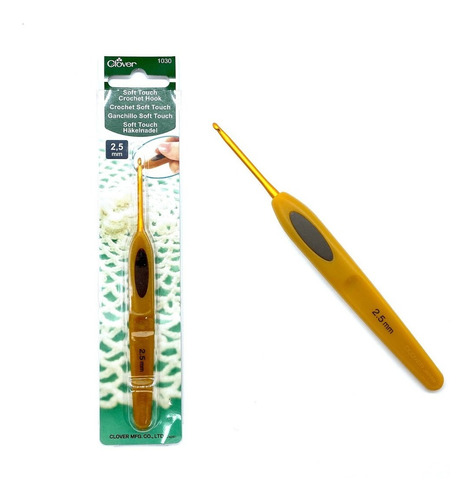 Agulha Para Crochê E Tricô Clover Soft Círculo - 2.5mm