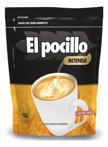 Café instantáneo malta descafeinado El Pocillo CEBADA Instantanea Malta intensa doypack 100 g