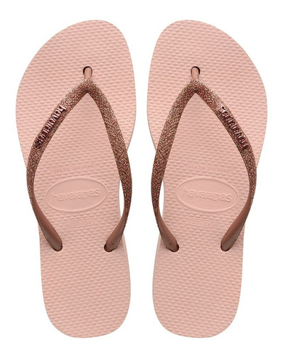 Ojotas Havaianas Slim Flatform Shine Mujer Originales