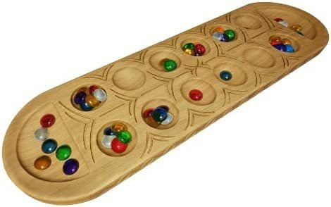 Imagen 3 de 5 de Juego De Mesa Clásico De Mancala