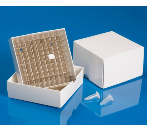 3 X Caixa Fibra De Papelão 81 Furos Freezer Tubo 1,5ml 2,0ml