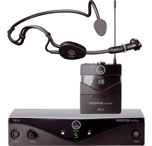 Micrófono Inalámbrico Akg Perception 45 Sport Color Negro