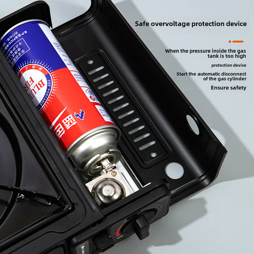 Kit De Estufa De Gas Portátil A Prueba De Viento Azul