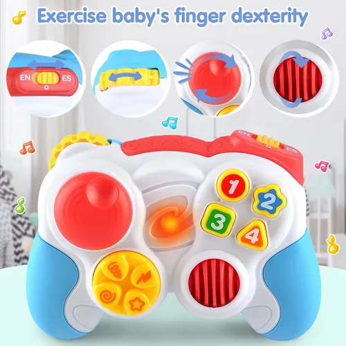 Play Juguete Controlador Para Bebé, Juguetes Bilingües De.
