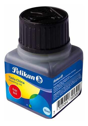 Tinta China 15 Ml Pelikan Rojo