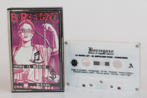 Cassette Borcegazo 1995 El Sepulcro Punk Argies Cadáveres