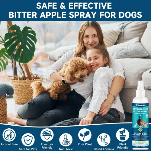 Spray De Manzana Amarga Para Perros Woyamay Stop Chewing, 20