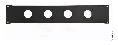 Placa De 2ur Para 4 Camlock Color Negro