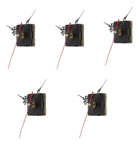 5 Sets Reloj De Pared Mecanismo De Movimiento Motor Forma De