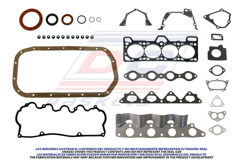 Empaque Completo Verna (mex) 4 Cil. 1.5l 2004 2005 2006