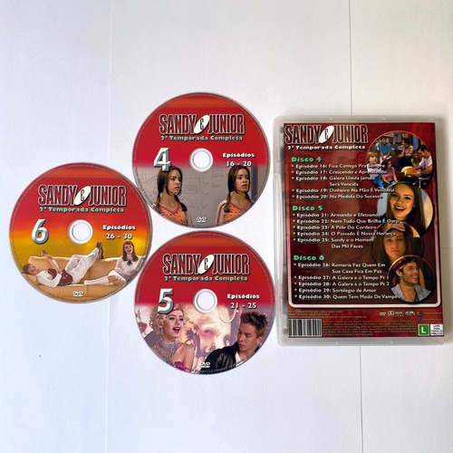 Dvd Sandy E Junior Seriado Segunda Temporada Completa 10 Dis