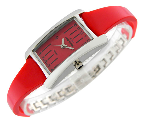 Reloj Montreal Mujer Ml1417 Semi Brazalete Caja De Metal