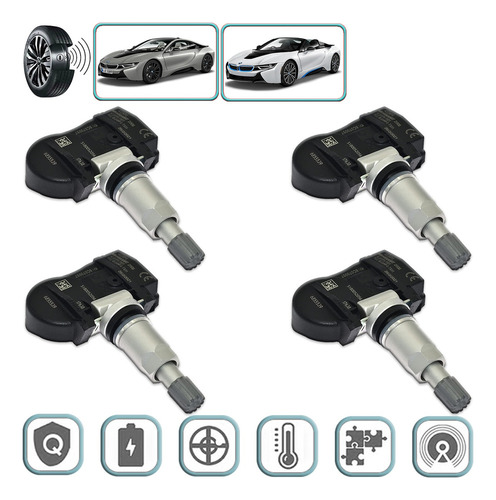 Sensor Presion Llanta Tpms 433 Mhz Para Bmw I8 I01 I12