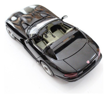 Miniatura Burago Dodge Viper Rt/10 1993 1:18 3065 Cor Preto