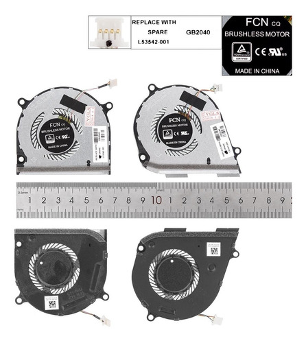 Fan Cooler Hp Envy X360 15-ds 15-dr Left+right Nextsale