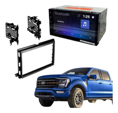 Estereo Pantalla Pioneer Carplay+frente Adap Ford F150 