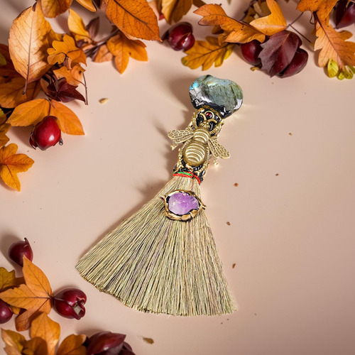 Colgante De Escoba Escoba De Bruja De Escoba Ritual Wiccan N