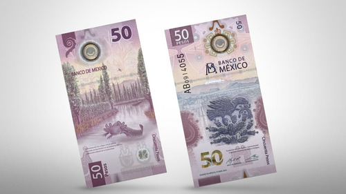 10 Billetes Nuevos De 50 Pesos Ajolote