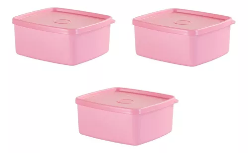 39008C TUPPER 4 BROCHES GDE 750 ML. ROSA