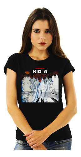 Polera Mujer Radiohead Kid A Rock Impresión Directa