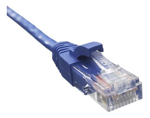 Satra 0101030204 - Patch Cord Utp Cat5e 2m, Azul.