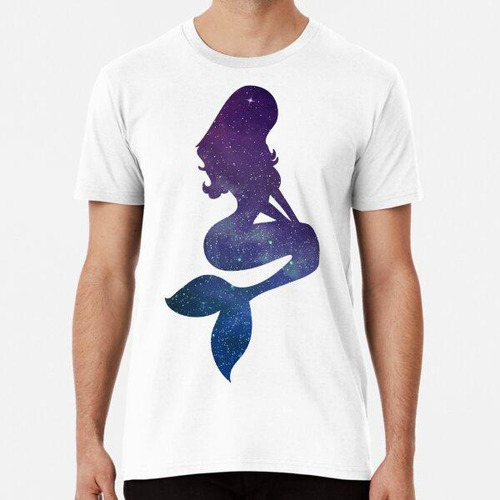 Remera Sirena Galaxia Algodon Premium