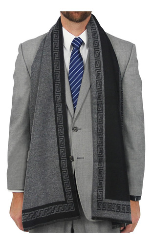 Bufanda Para Hombre Ocomfly Bufanda Negra Premium Para En De