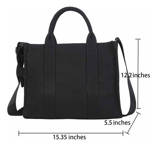 Ncduansan Bolso Grande De Lona Bolso De Compras Simple De Un