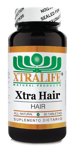 Xtra Hair 60 Tabs Americana Xtralif - Unidad a $633