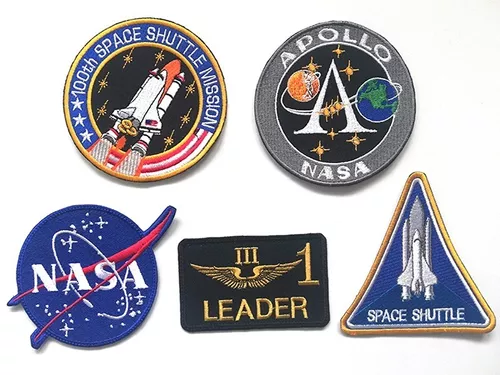 Kit Parches Y Escudos Bordados Nasa Alpha Astronauta Usa