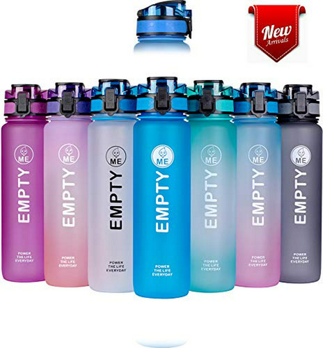 32oz Daily Water Bottles With Times To Drink For Valentines,