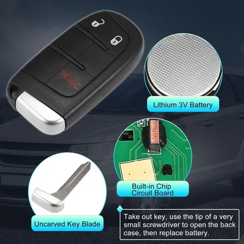 Llave Control Remoto Para Dodge Journey 11-19 Durango Dart